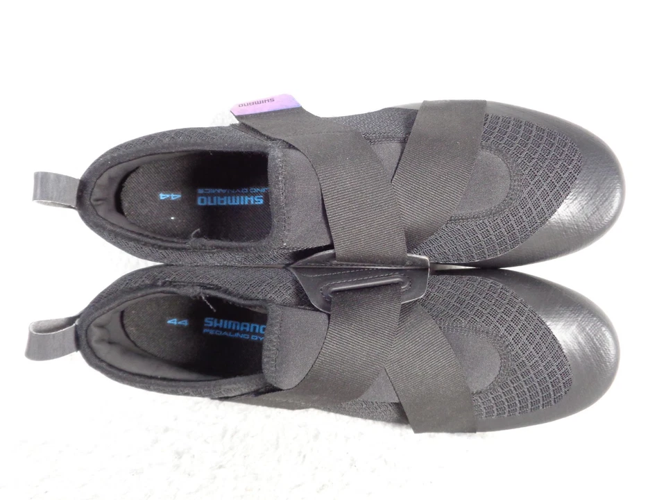 Shimano SH-IC100M Pro Indoor Cycling Shoes Mens US 10 Black Mesh 5 Hole - Image 4 of 4