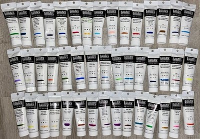 Liquitex Heavy Body Acrylic 45 Color Paint Tubes Set NEW 2oz Artist Golden Art