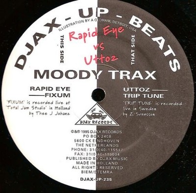 Rapid Eye vs. Uttoz - Moody Trax (12'')
