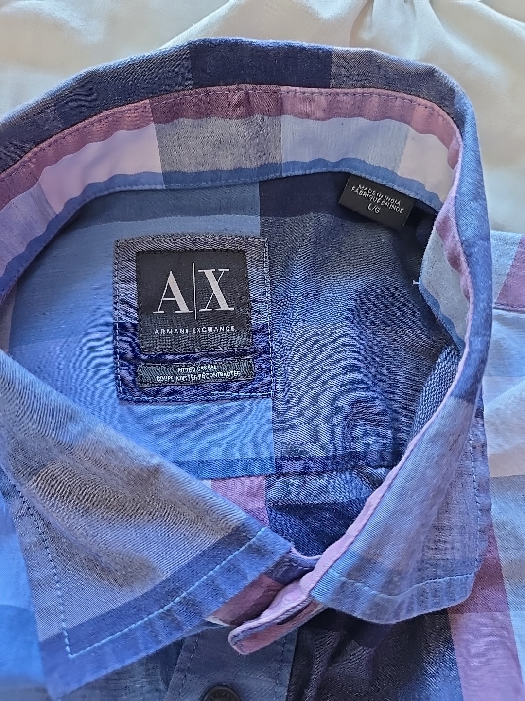 Armani Exchange Button Down Large - image 2