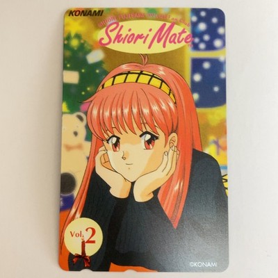 [Unused] Shiori Mate vol2 Telephone Card Japan rare teleca fujisaki KONAMI