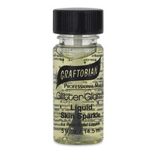 Graftobian Glitter Glam Liquid Skin Sparkle Clear Mixing Base , .5 fl oz