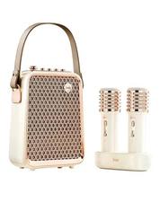  Songbird-HQ2 Karaoke Machine with 2 Wireless Microphones,Bluetooth Speaker 