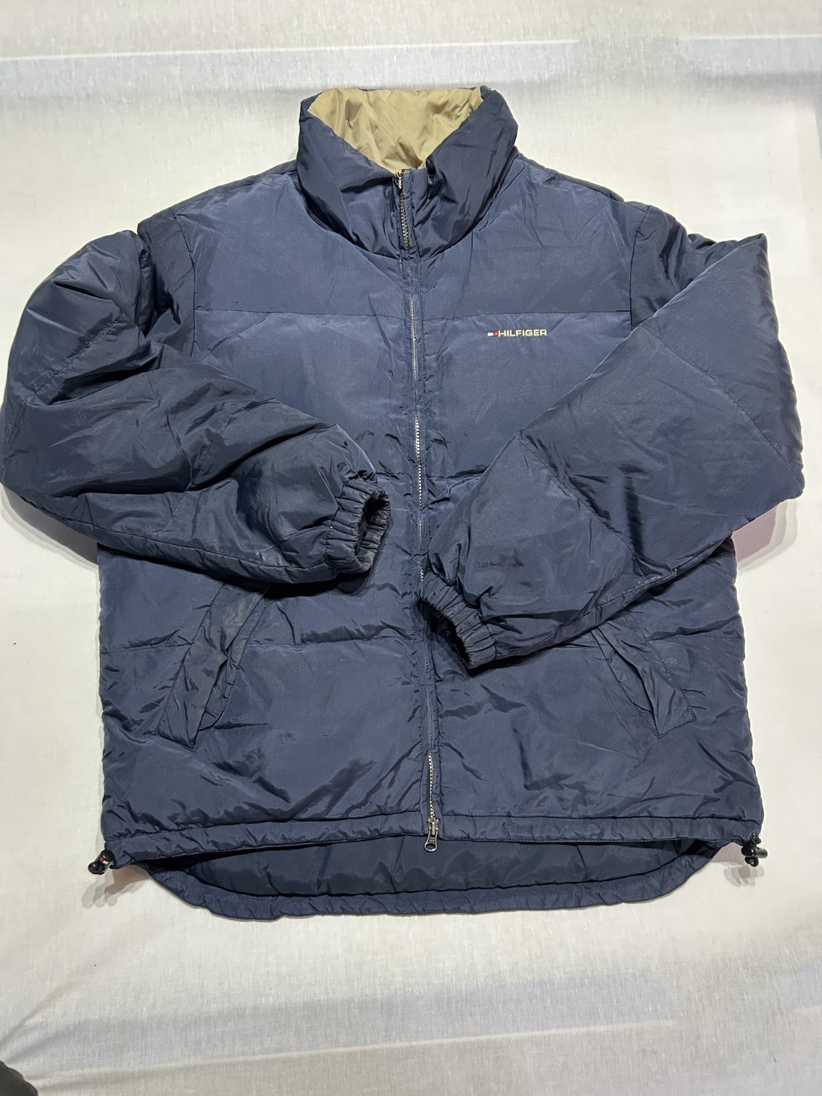 Tommy Hilfiger Men's Large Navy Down Puffer Jacket, RRP £149 image 5