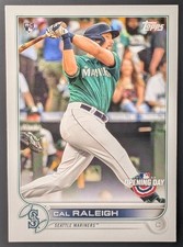 2022 Topps Opening Day Cal Raleigh #124 RC Mariners