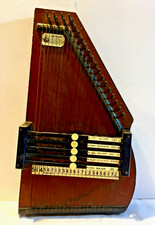 1882/1894 CF Zimmerman Co. AUTOHARP 23 String Harp Dolgeville, NY ORIGINAL Tags