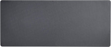 Black Leatherette 30" X 12.5" Keyboard/Mouse Desk Mat