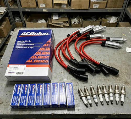 8pcs 48322R Wire Set + 41-962 Spark Plugs Fit Chevy GMC 4.8L 5.3L 6.0L V8
