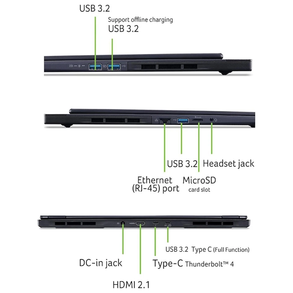 Acer Predator Helios Neo 16s AI, Ultra9, Oled 240Hz  1TB, 32GB, RTX5060, W11 Pro - Immagine 4 di 4