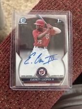 2023 Bowman Chrome Prospect Auto Everett Cooper III #CPA-EC Auto 06p8