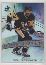 2020 Upper Deck SP Game Used Authentic Rookies 1/73 Pierre-Olivier Joseph 0gn4