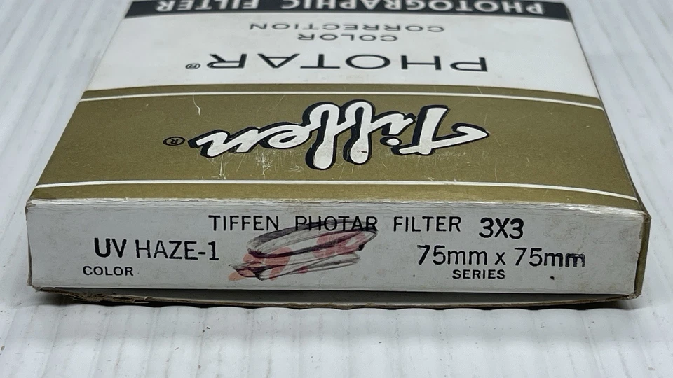 3”x3” Tiffen Photar UV HAZE Filter VINTAGE NEW - Image 2 of 3
