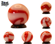 18mm Peltier Glass Co. NLR Red Zebra Marble UV NM