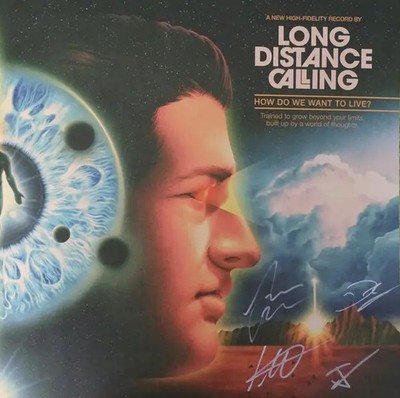 LP-BOX Long Distance Calling How Do We Want To Live? 2 LPS + 1 CD NEAR MINT