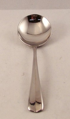 Oneida Edelstahl Cream Soup/Sugar/Bouillon Löffel Set Gala/Impulse 6 in