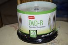 Neu & Versiegelt! 50 Stück Staples DVD-R beschreibbare Discs 4,7 GB 16 x 120 Min