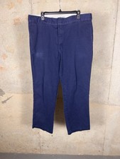 Dickies Flex Work Pants Men Blue Twill Cotton Blend Size 38 MPN 6212