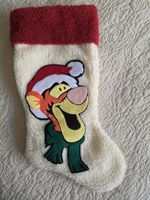 Vintage Tigger Santa Christmas Stocking 16'' H Disney Winnie Pooh