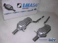 Imasaf Auspuffset Endtopf Li + Re für Audi A6+Avant Quattro 3.0 V6 C5 2001-2005