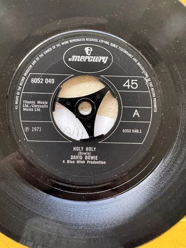 David Bowie Holy Holy Original 1st Pressing UK 45 6052 049 NM Mercury Label