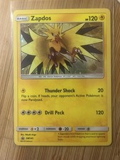 Pokemon TCG Zapdos SM145 Holo Black Star Promo Lightning Lightly Played English on eBay