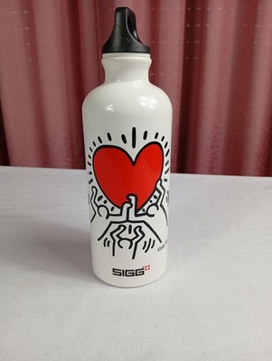 Keith Haring Sigg Swiss Made Pop Art Metal Reusable Water Bottle (0.6 L) Flasche