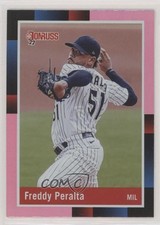 2022 Panini Donruss Retro 1988 Holo Pink Freddy Peralta #249 0y59