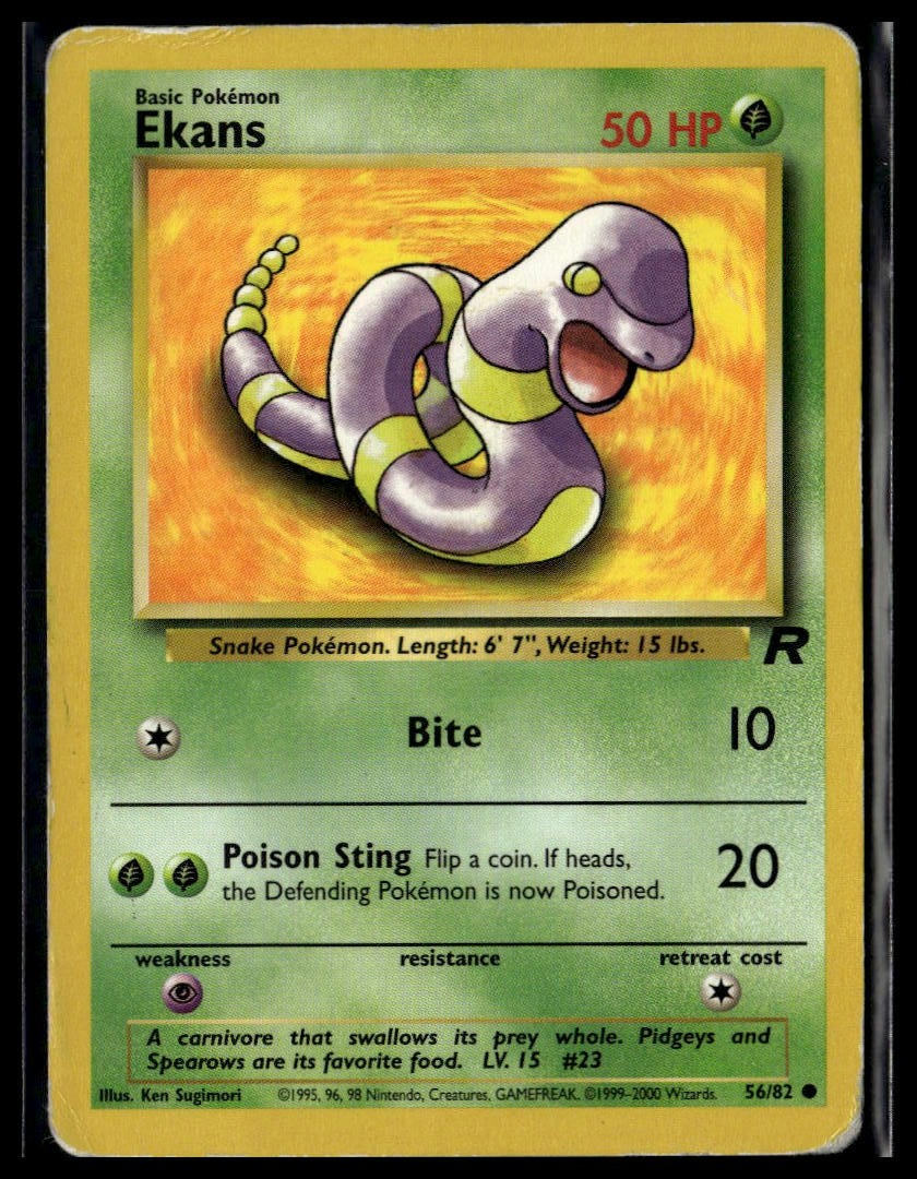 Rocket Gang # Ekans Common,Japanese