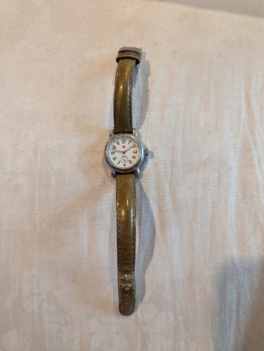 Authentic Michele Mini CSX Quartz Watch Women Sapphire Small, needs battery