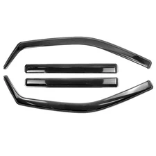 In-Channel For Ford Expedition 2018-24 Rain Guard Window Visor Black Transparent