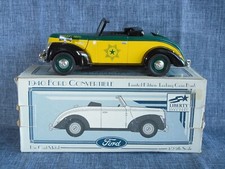 Vintage Liberty Limited Edition Die Cast Bank Sheriff Dept 1940 Ford Convertible