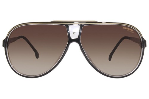 CARRERA 1050/S 2M2 Black Brown Gradient Pilot Unisex Sunglasses 63mm Big - Picture 2 of 6
