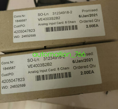 1PCS Emerson VE4003S2B2 Brand new Terminal Module shipping Via Fedex or DHL