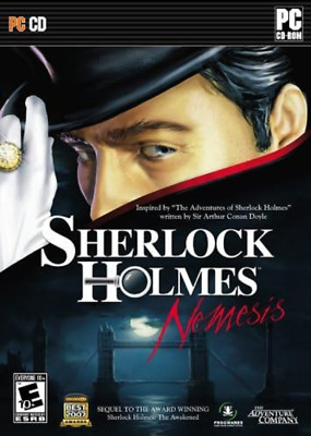 Sherlock Holmes Nemesis PC DVD Computer Videospiel UK Release Neuwertig