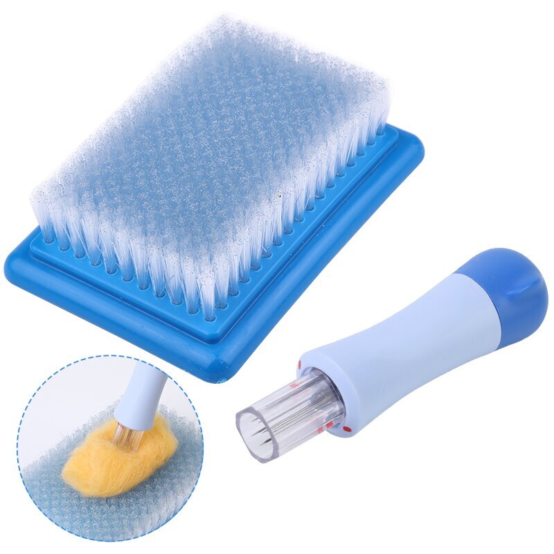 7-Piece Felt Needle Brush Kit with Wool & Felt Pad for Crafting 7-Piece Felt Needle Brush Kit with Wool & Felt Pad for Crafting