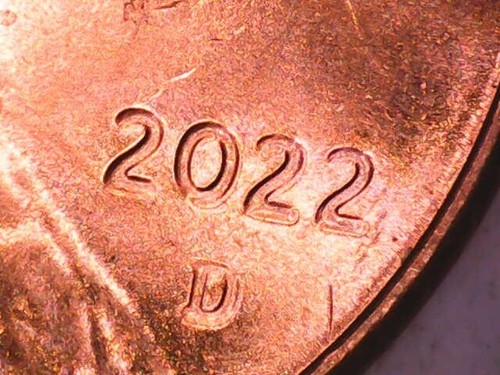 2022 D Lincoln Memorial Penny mit doppelter Prägung Rückseite - DDR - J013 - Bild 4 von 17