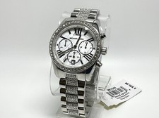 Michael Kors Lexington Pav Silver-Tone Watch MK7243