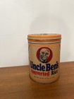 Uncle Ben's Converted Rice Tin Vintage 1985 64 Oz 4 lbs -Portrait Of Uncle Ben — photo 1