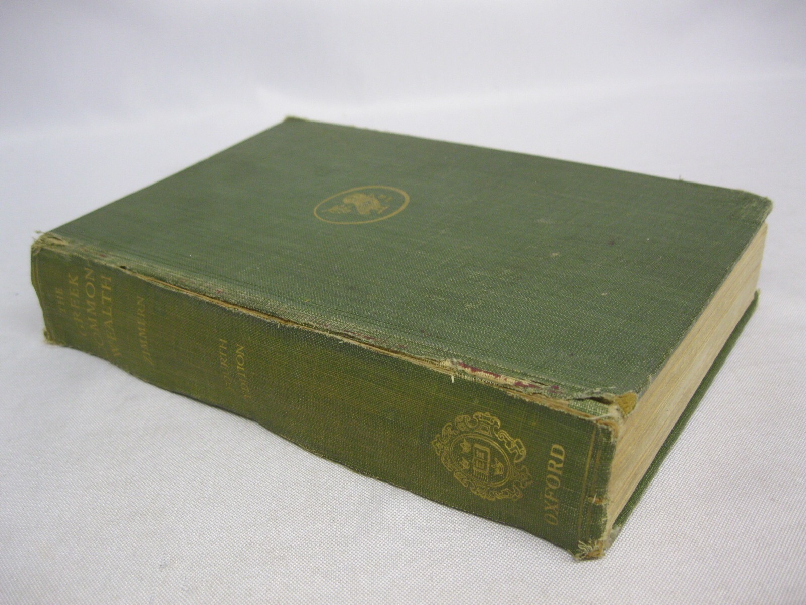Greek Commonwealth 5th Century Athens SIGNED by Alfred Zimmern 1924 Oxford 4th