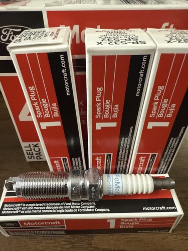 Sp535 Set of 4 Genuine OEM Motorcraft SP532X Iridium Spark Plugs replaces ...