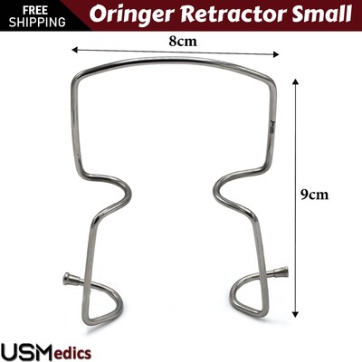 Surgical Oringer Lip Cheek Small Retractors Self Dental Retaining Metal Wire New