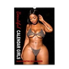 Sexy Beautiful  Calendar Girls Black Beauties Calendar 2026/27 Personalised