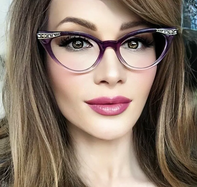 Two tone cat store eye glasses