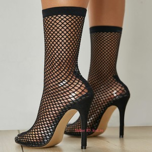 fishnet boots