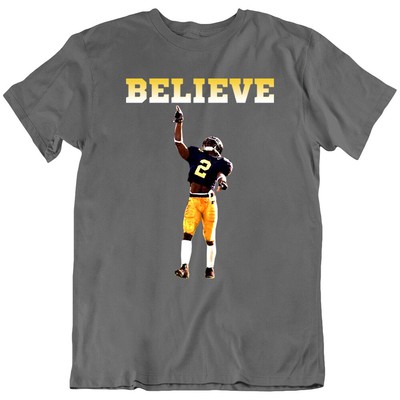 Believe Woodson, Vector Michigan Football Game Team Sport T Shirt Tee Gift New