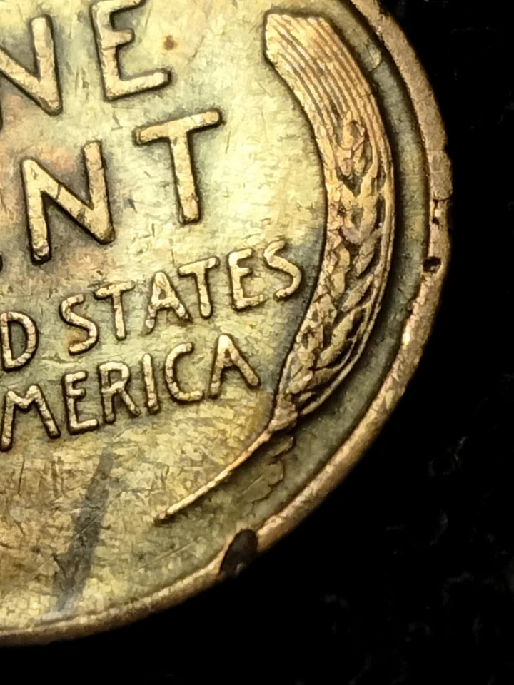 1918 P Lincoln Wheat Cent Rev Lamination Error - Image 4 of 4