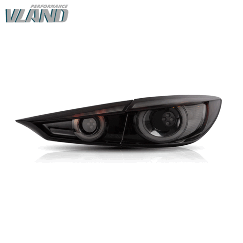 A Pair Smoke LED Tail Lights For Mazda 3 Axela 2014-2018 Dynamic Indicator DRL - Picture 3 of 8
