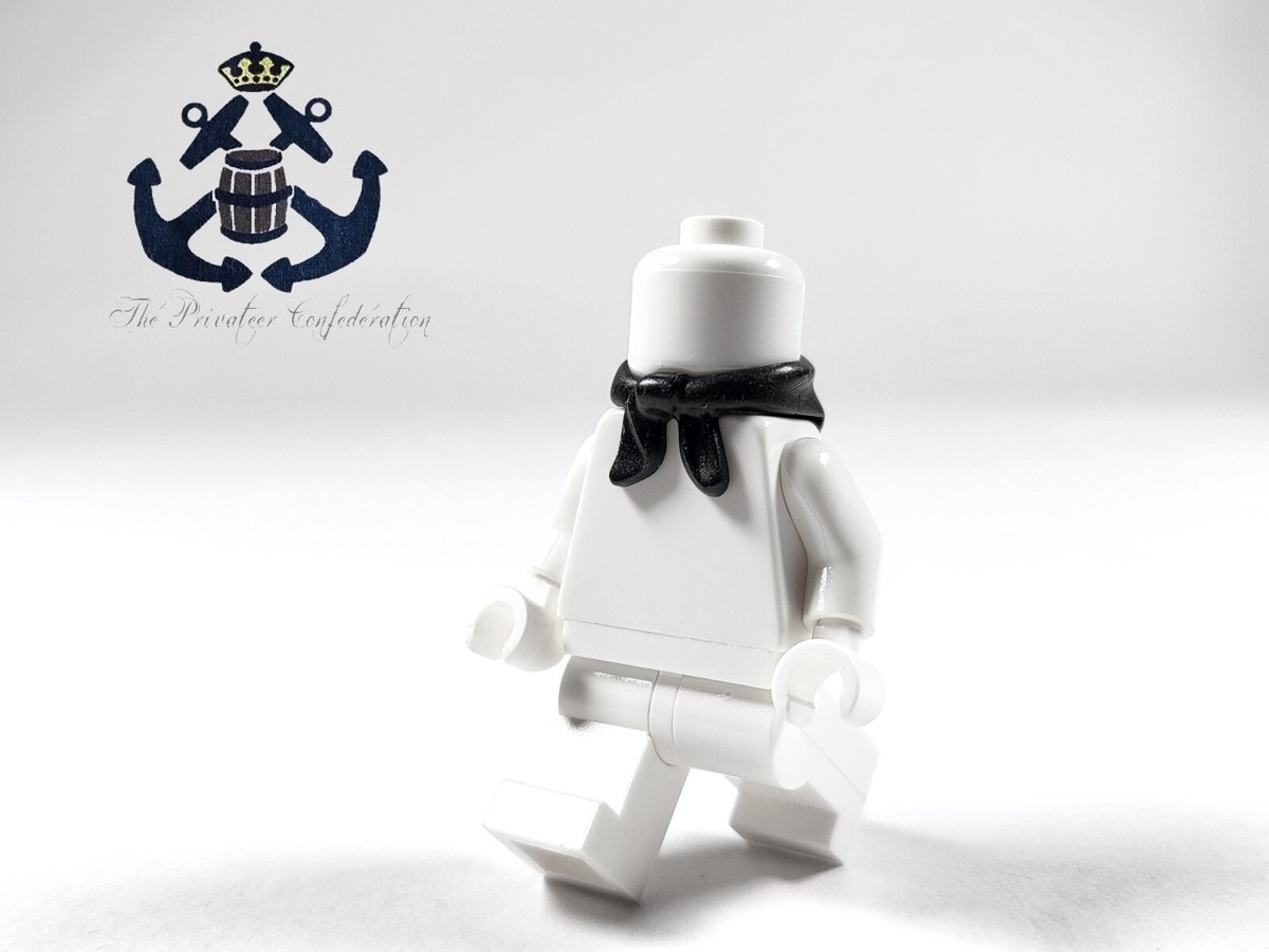 LEGO 1990s Wild Western Minifigure Black Cowboy Bandana Scarf