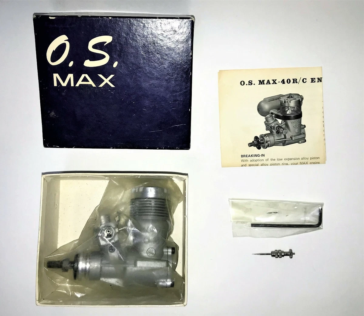 OS MAX 40 R/C Nitro Model Airplane Engine N.O.S.