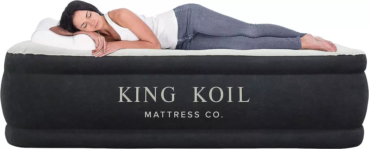 King size air mattress cheap with built in pump
